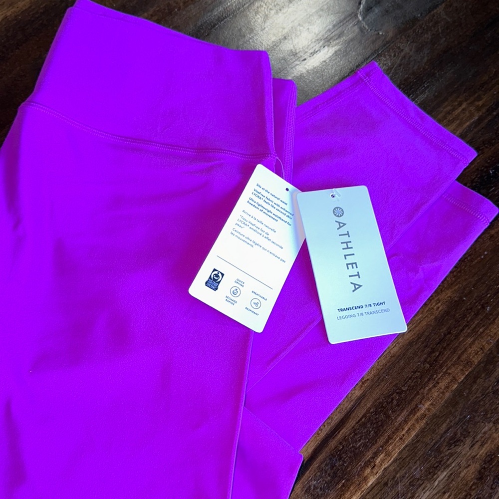 Athleta Fushia/purple legging XL regular length legging